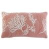 Cuscino Home ESPRIT Bianco Corallo Mediterraneo 60 x 10 x 35 cm