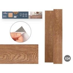 Vinile Parquet Marrone 24 Unità