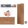 Vinile Parquet Marrone 24 Unità