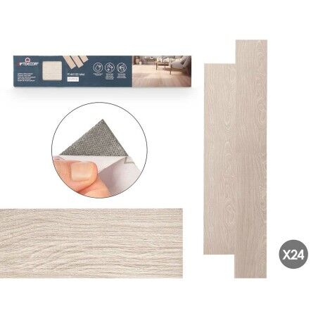 Vinile Parquet Grigio 24 Unità