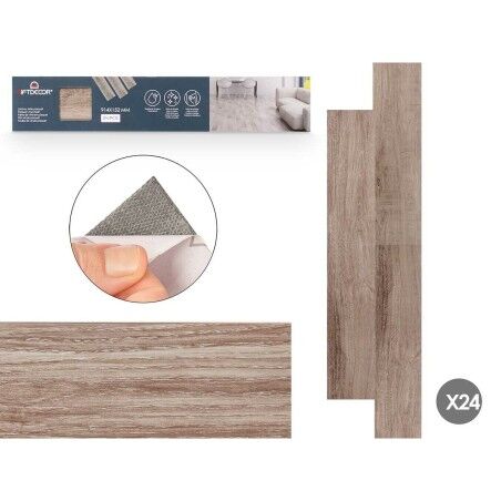 Vinile Parquet Grigio 24 Unità
