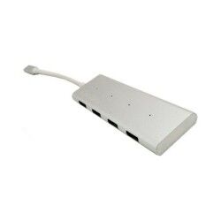 Hub USB C CoolBox COO-HUC4U3 Alluminio