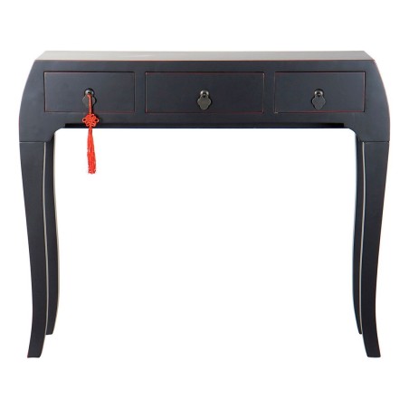Ingresso con 3 Cassetti DKD Home Decor Nero 96 x 26 x 80 cm