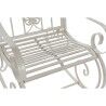Sedia a Dondolo DKD Home Decor Metallo Alluminio Bianco (63 x 89 x 92 cm)