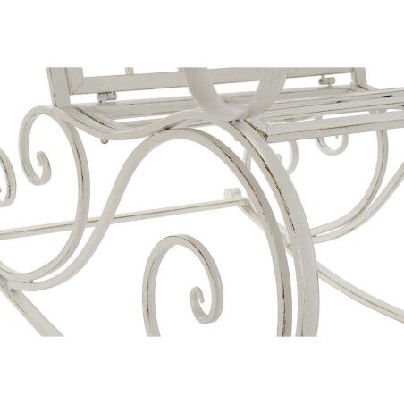 Sedia a Dondolo DKD Home Decor Metallo Alluminio Bianco (63 x 89 x 92 cm)
