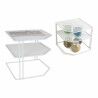 Mensole Confortime Bianco Metallo 23 x 23 x 20 cm Secchio organizzatore (8 Unità)