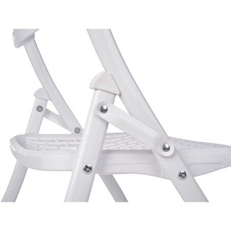 Sedia Pieghevole 12721 Bianco 59 x 50 x 82 cm 108 x 11,5 x 50 cm (4 Unità)