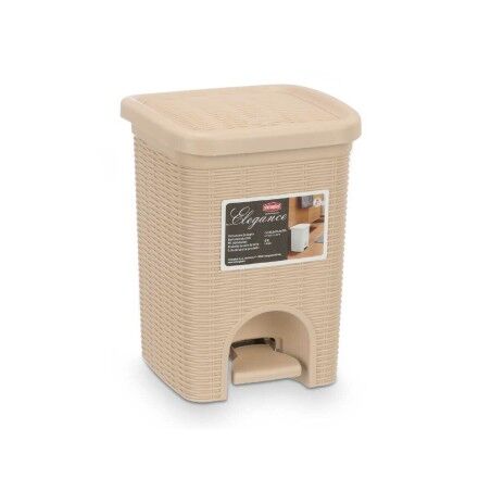 Cestino Stefanplast 30134 Beige Plastica 6 L (6 Unità)