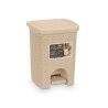 Cestino Stefanplast 30134 Beige Plastica 6 L (6 Unità)