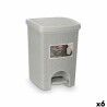 Cestino Stefanplast 30798 Grigio chiaro Plastica 20 L (6 Unità)