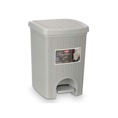 Cestino Stefanplast 30798 Grigio chiaro Plastica 20 L (6 Unità)