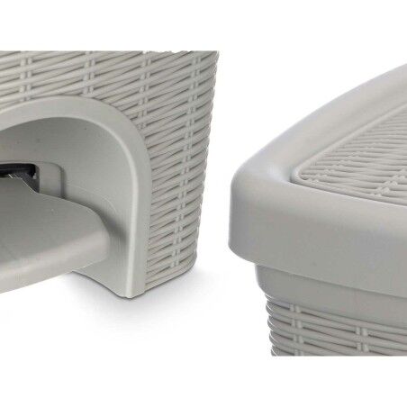 Cestino Stefanplast 30798 Grigio chiaro Plastica 20 L (6 Unità)