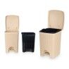Cestino Stefanplast 30796 Beige Plastica 20 L (6 Unità)