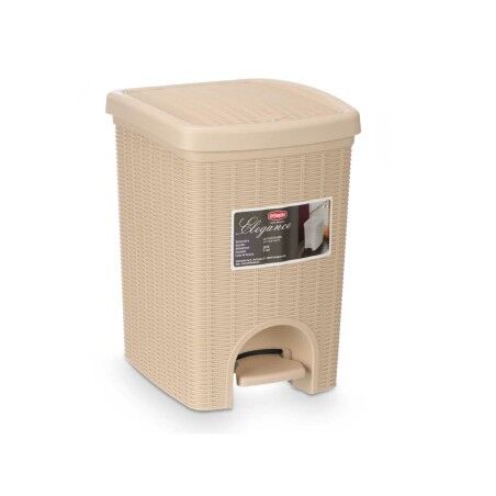 Cestino Stefanplast 30796 Beige Plastica 20 L (6 Unità)