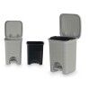 Cestino Stefanplast 30132 Grigio chiaro Plastica 6 L (6 Unità)
