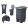 Cestino a pedale ABK-142 Antracite Plastica 25 L (6 Unità)