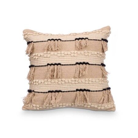 Cuscino 4739 Nero Naturale 45 x 15 x 45 cm (6 Unità)