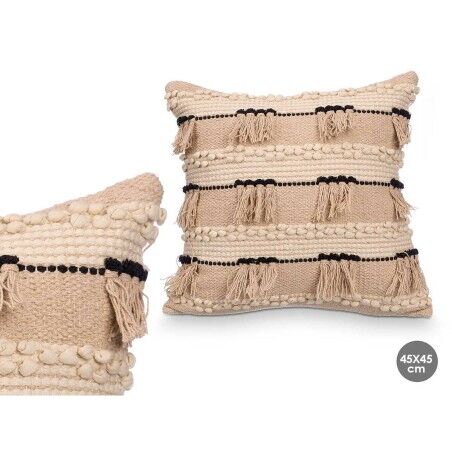 Cuscino 4739 Nero Naturale 45 x 15 x 45 cm (6 Unità)