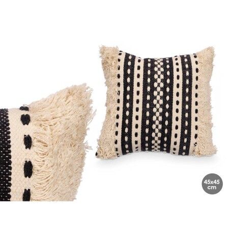Cuscino 4737 Nero Beige 45 x 15 x 45 cm (6 Unità)