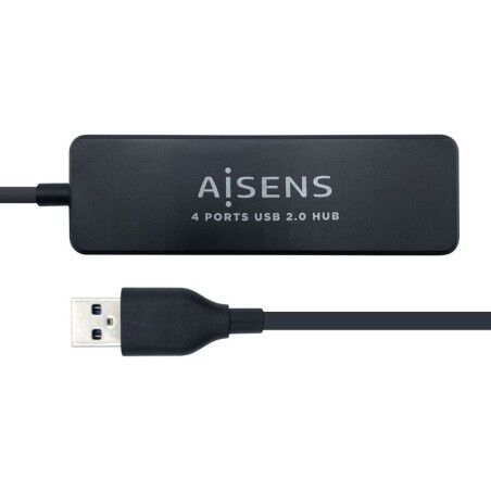 Hub USB Aisens A104-0402 Nero