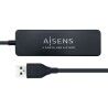 Hub USB Aisens A104-0402 Nero