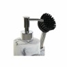 Dispenser di Sapone 2 in 1 per Lavandino DKD Home Decor Resina Acciaio inossidabile 12,6 x 11,4 x 18,6 cm
