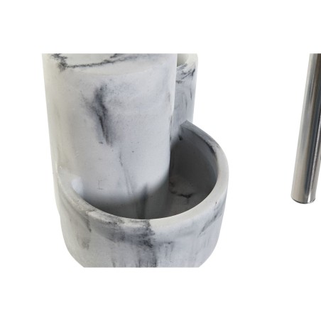 Dispenser di Sapone 2 in 1 per Lavandino DKD Home Decor Resina Acciaio inossidabile 12,6 x 11,4 x 18,6 cm