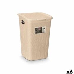 Secchio contenitore Stefanplast 30084 Crema Plastica 50 L 36 x 54,5 x 38 cm (6 Unità)