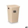 Secchio contenitore Stefanplast 30084 Crema Plastica 50 L 36 x 54,5 x 38 cm (6 Unità)