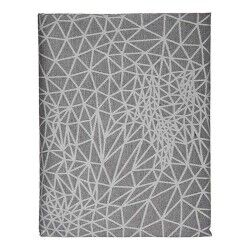 Tovaglia Kinvara BABEL GRIS 48 Bianco Grigio Jacquard