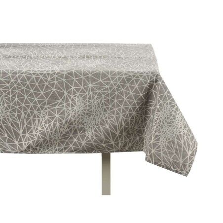 Tovaglia Kinvara BABEL GRIS 48 Bianco Grigio Jacquard