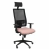 Sedia Ufficio con Poggiatesta Horna bali Piqueras y Crespo BALI710 Rosa Rosa chiaro