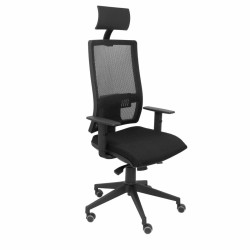Sedia Ufficio con Poggiatesta Horna bali Piqueras y Crespo BALI840 Nero