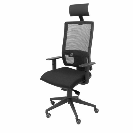 Sedia Ufficio con Poggiatesta Horna bali Piqueras y Crespo BALI840 Nero