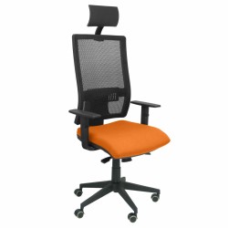 Sedia Ufficio con Poggiatesta Horna bali Piqueras y Crespo BALI308 Arancio