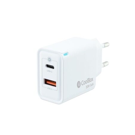 Caricabatterie da Parete CoolBox COO-CUP-30CA Bianco 20 W