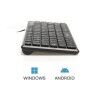 Tastiera iggual Slim TKL-USB Nero