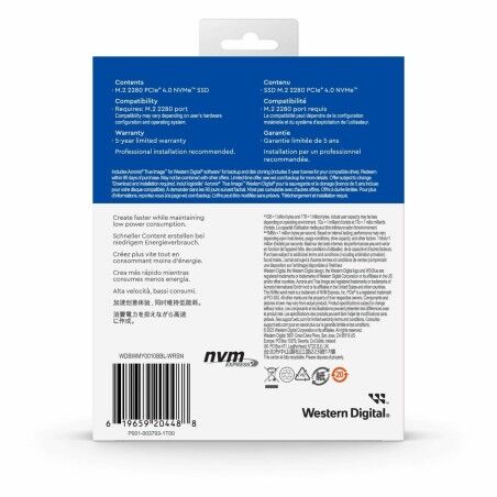 Hard Disk Western Digital WDS100T3B0E TLC 1 TB 1 TB SSD