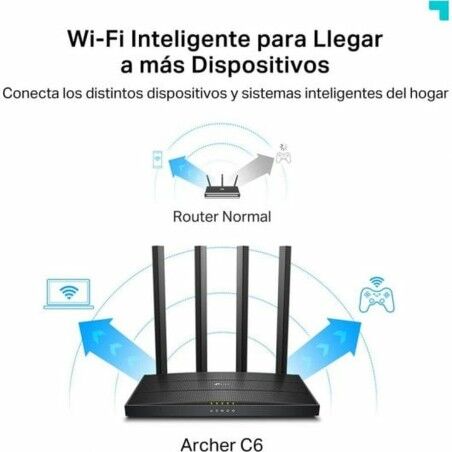 Router TP-Link ARCHER C6 300 Mbit/s Nero