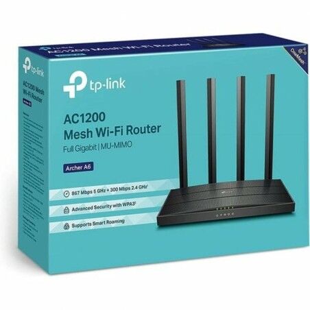 Router TP-Link ARCHER C6 300 Mbit/s Nero