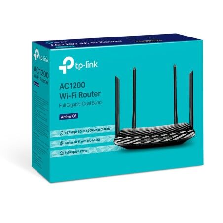 Router TP-Link ARCHER C6 300 Mbit/s Nero