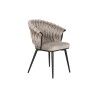 Sedia DKD Home Decor Nero Beige 60 x 66 x 84 cm 66 x 60 x 84 cm