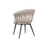 Sedia DKD Home Decor Nero Beige 60 x 66 x 84 cm 66 x 60 x 84 cm