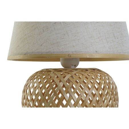 Lampada da tavolo DKD Home Decor Marrone Naturale Bambù 50 W 220 V 24 x 24 x 34 cm
