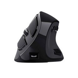 Mouse senza Fili Trust Voxx Ergonomico Verticale Bluetooth Ricaricabile Nero 2400 dpi