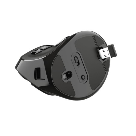 Mouse senza Fili Trust Voxx Ergonomico Verticale Bluetooth Ricaricabile Nero 2400 dpi