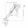 Supporto da Tavolo per Schermo Aisens DT27TSR-043 32"
