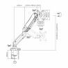 Supporto da Tavolo per Schermo Aisens DT27TSR-043 32"