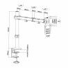 Supporto da Tavolo per Schermo Aisens DT32TSR-039 32"