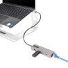 Hub USB-C Startech 10G2A1C25EPD-USB-HUB Grigio